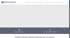 Desktop Screenshot of endeavorlegal.com